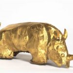 20. Tiny gold rhino (Mapungubwe Museum, UP)